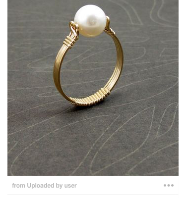 Spotted on Pinterest: Jewelry Made from my Tutorials - Dianne Karg Baron, The Tao of Wire, Illusion Prong Ring