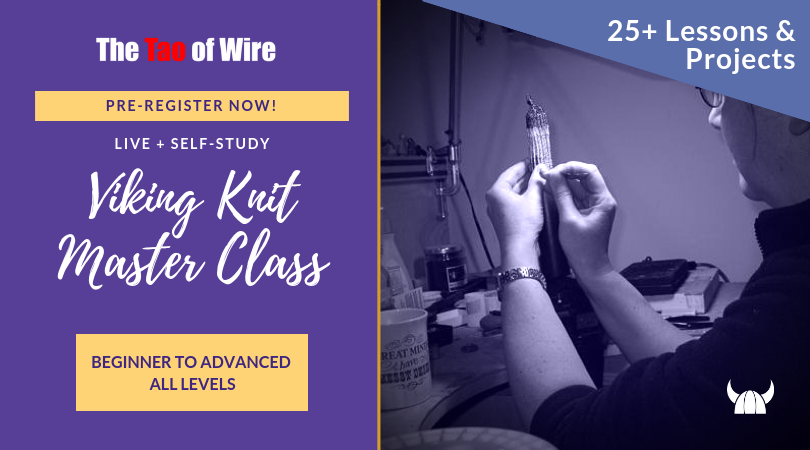 Learn to take Viking Knit in new exciting directions. Join this live online class today! Click for more info! 